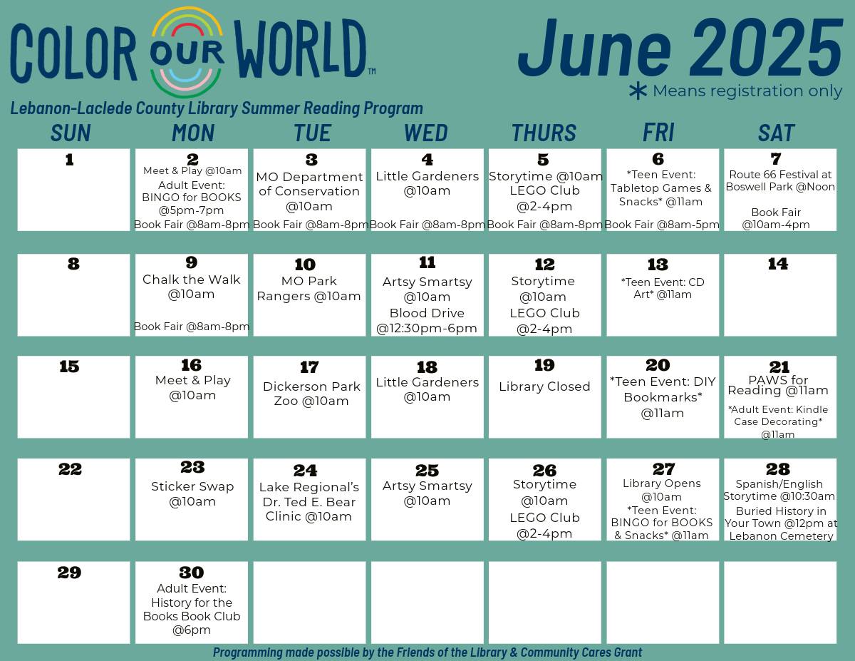 Homepage — LebanonLaclede County Library