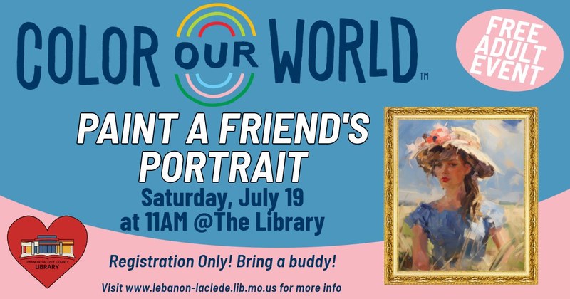 Adult Event: Paint a Friend's Portrait Adult Event: Paint a Friend's Portrait