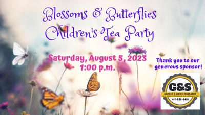 Blossoms and Butterflies Children's Tea Party