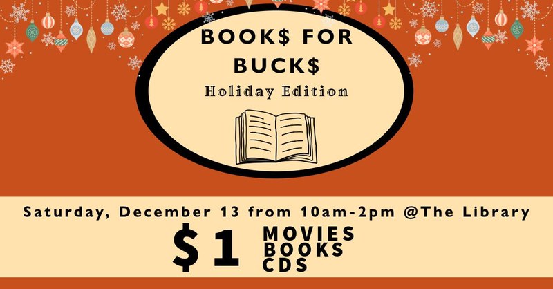 Book$ for Buck$: Holiday Edition Sale