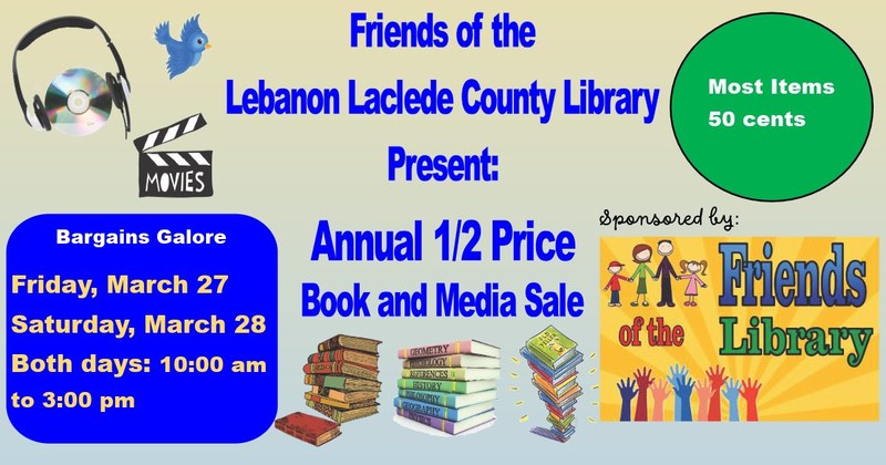 Friends 1/2 Price Book Sale