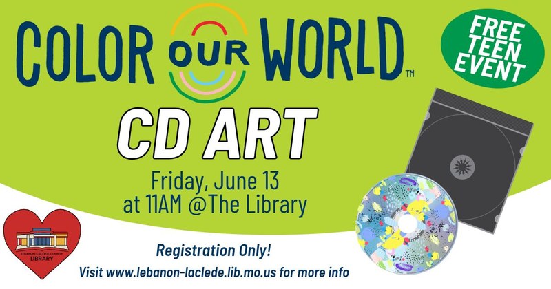 Teen Event: CD Art Teen Event: CD Art